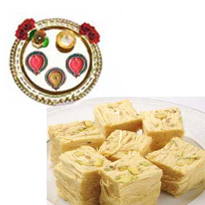 "Diwali Pooja Thali - code D04 - Click here to View more details about this Product